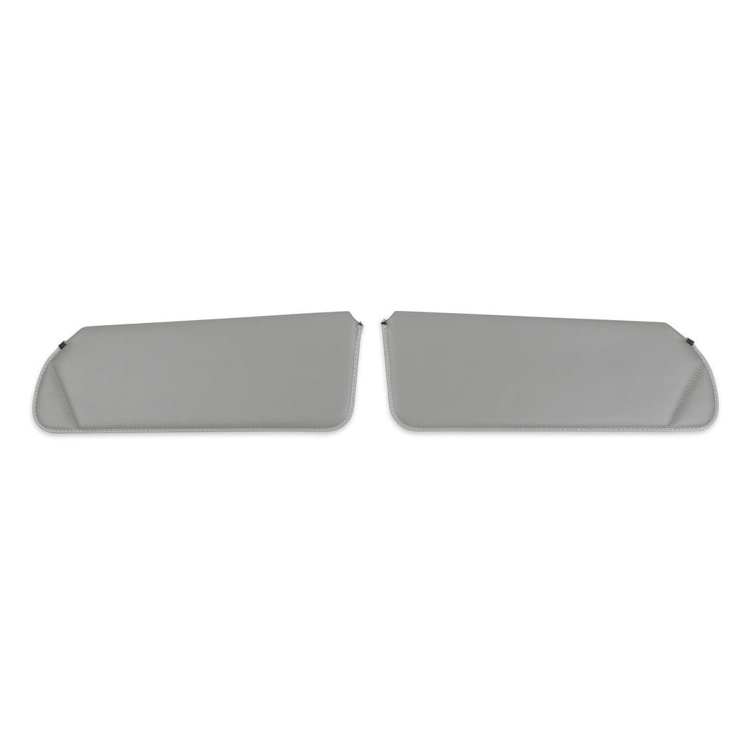 1988-1998 C1500 SUNVISR FB VNYL GRY PAIR - BROTHERS Trucks GMT400 Foamback Sunvisor Pair - Vinyl - Charcoal