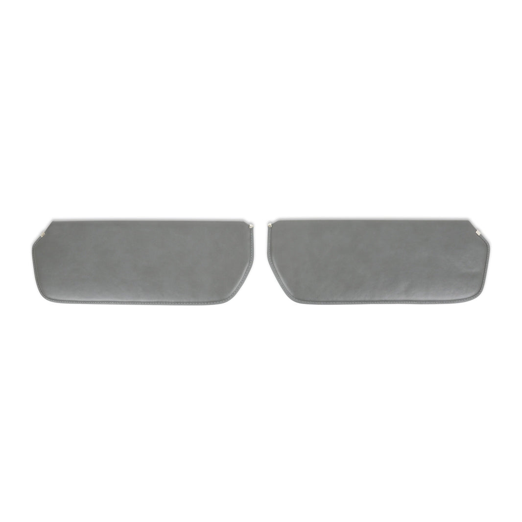 1973-1987 C/K SUNVISOR FB VNYL CHAR PAIR - BROTHERS Trucks C/K Foamback Sunvisor Pair - Vinyl - Charcoal