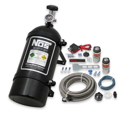 POWERSHOT BASIC SYSTEM, BLACK - NOS Powershot Wet Basic Nitrous Kit without Injector Plate - Black