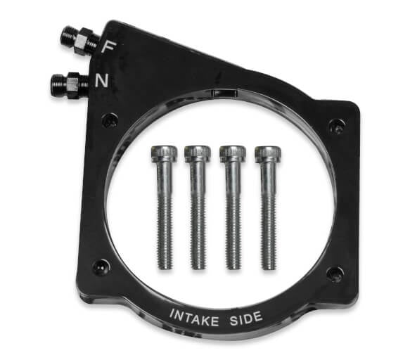 Kit LS 105 mm DBW NOS noir - Système d'injection de protoxyde d'azote humide à plaque NOS - GM