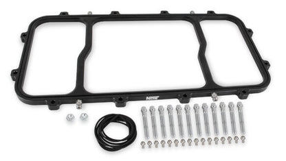 NOS HI-RAM N2O 10-LB KIT - BLACK - NOS Dry Nitrous Plate System for Holley LS Hi Ram Intake Manifold - Black