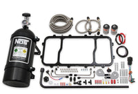 NOS HI-RAM N2O 10-LB KIT - BLACK - NOS Dry Nitrous Plate System for Holley LS Hi Ram Intake Manifold - Black
