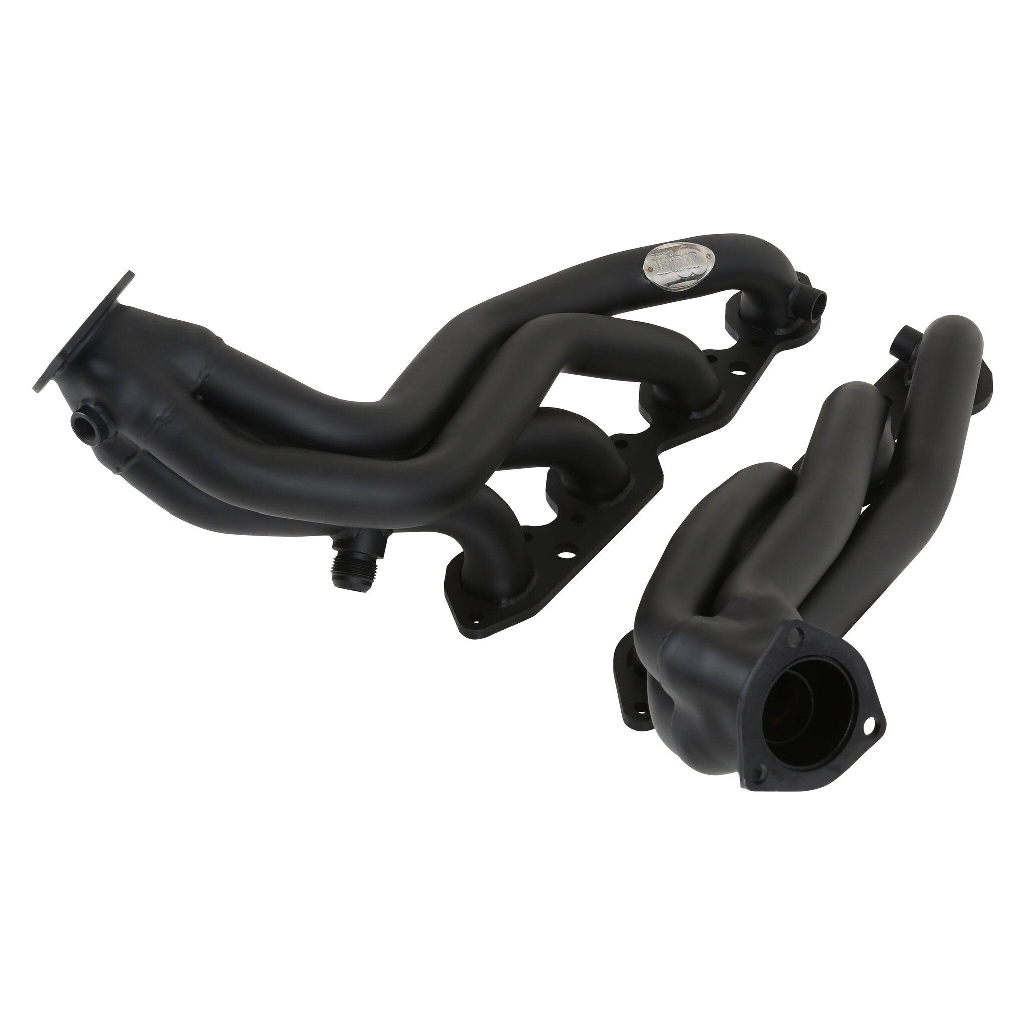 Hooker Super Competition Shorty Headers - Painted - Photo - out of package Angle