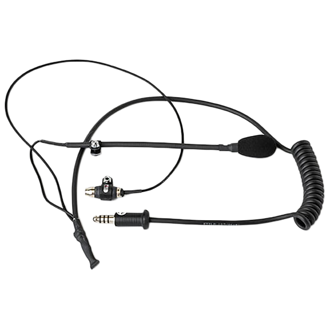 RC 4 COND, GEN BOOM, 3,5 MM - Électronique non intégrée Stilo - Câble Imsa 4 conducteurs, microphone à perche Gentex, prise jack 3,5 mm