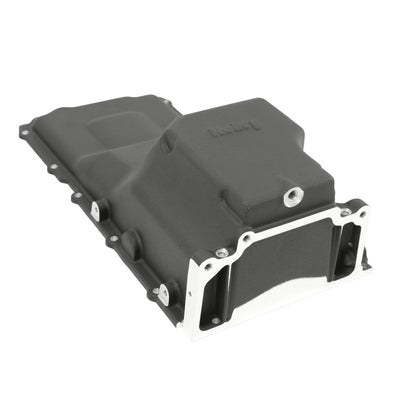 Holley GM LS Swap Oil Pan - 4WD / Truck / Off-Road - Black - Photo - out of package Right