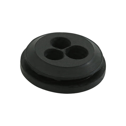 67-72 WNDSH WASHER 3 HOLE GRMT FIREWALL - Brothers Trucks Grommet - Windshield Washer - 3-Holes - Round - Black