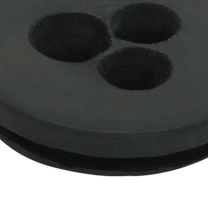 67-72 WNDSH WASHER 3 HOLE GRMT FIREWALL - Brothers Trucks Grommet - Windshield Washer - 3-Holes - Round - Black