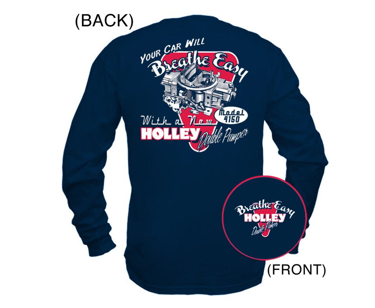 Holley Retro Double Pumper Long Sleeve T-Shirt - Photo - Primary Front