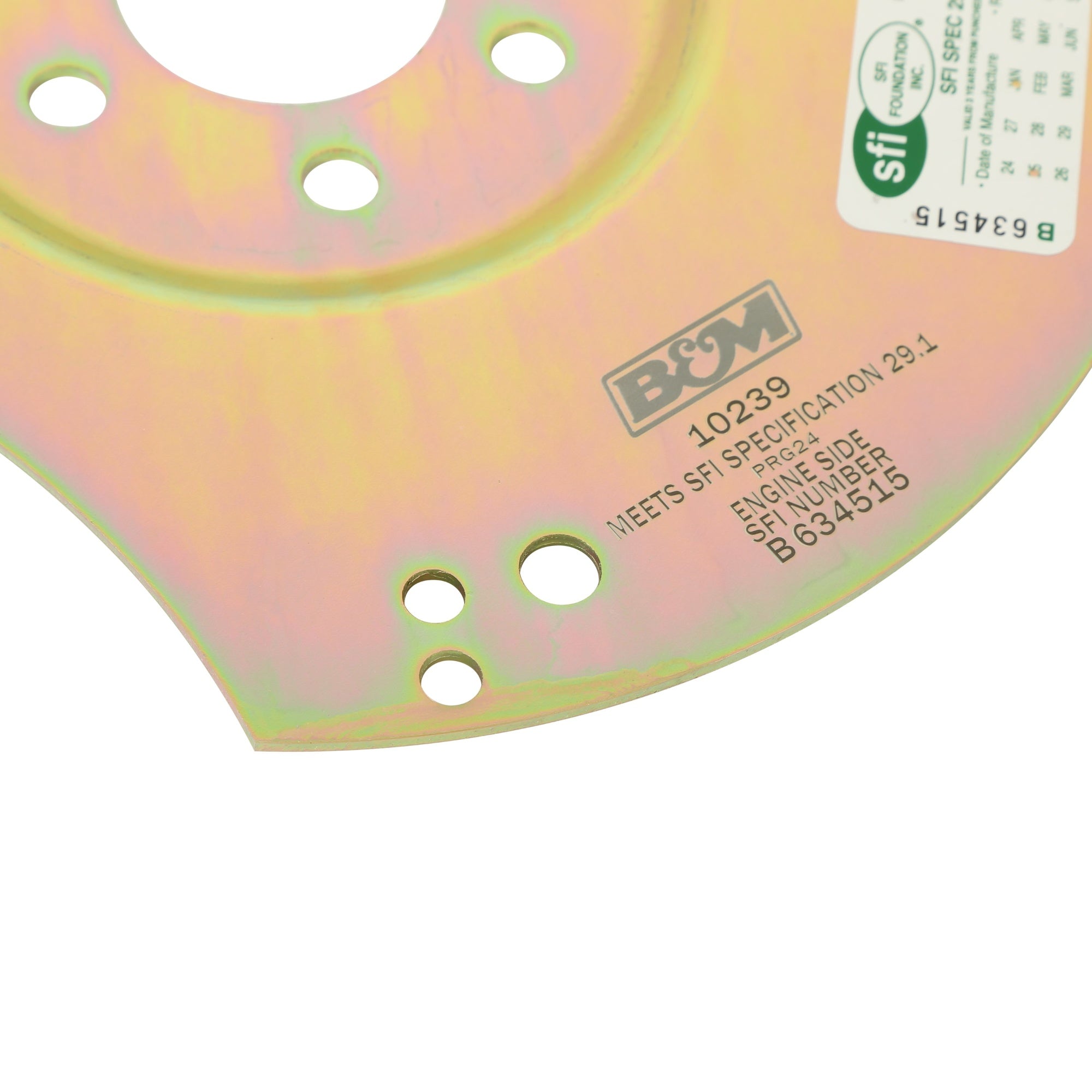 B&M Steel SFI Certified Flexplate - Mopar A904 - Photo - Close Up Back