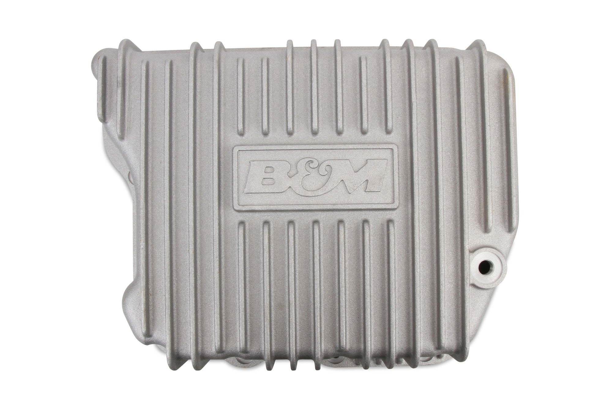 B&M Hi-Tek Deep Transmission Pan -  Aluminum - Photo - Primary Left