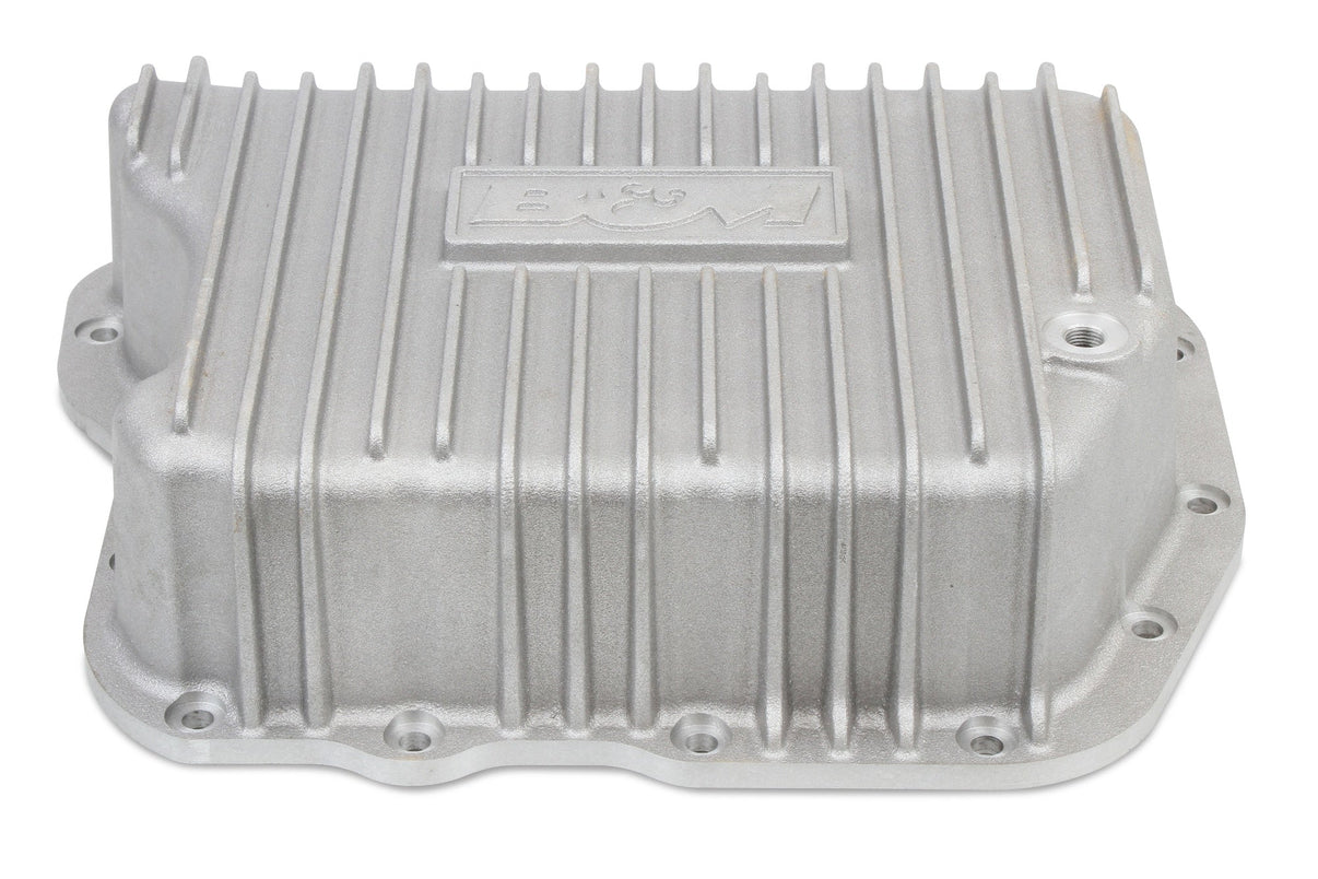 B&M Hi-Tek Deep Transmission Pan -  Aluminum - Photo - out of package Top