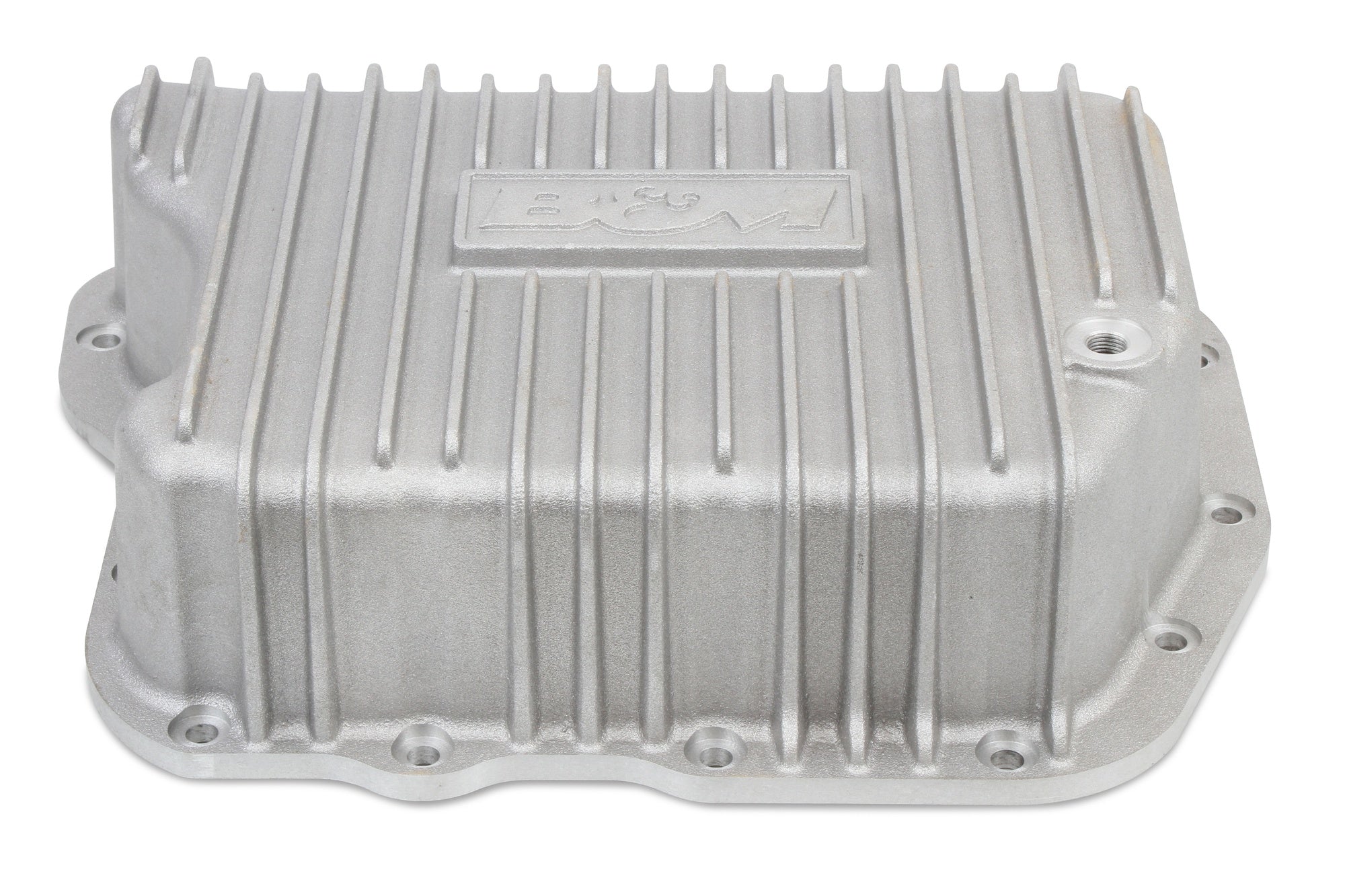 B&M Hi-Tek Deep Transmission Pan -  Aluminum - Photo - out of package Top