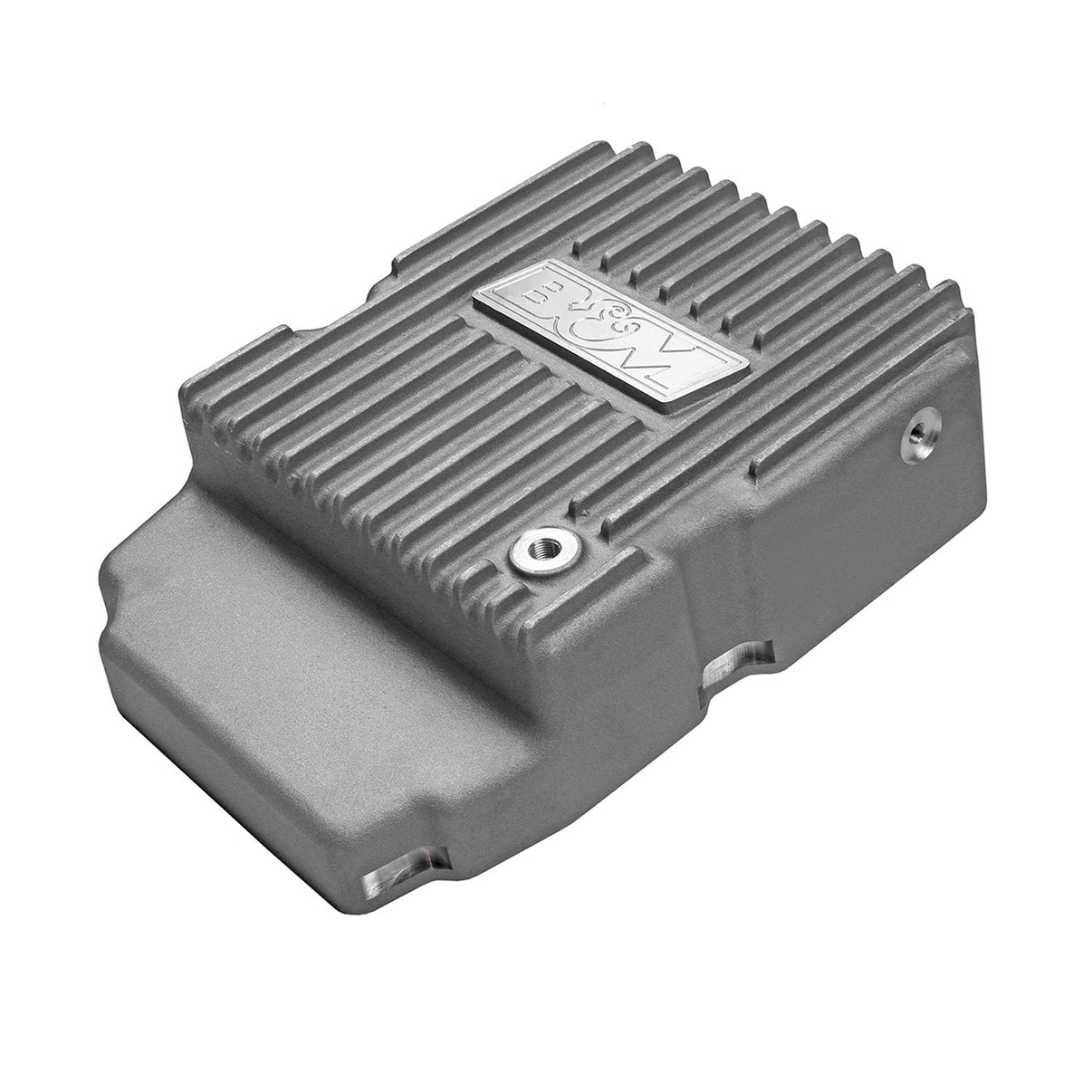 B&M Hi-Tek Deep Transmission Pan -  Aluminum - Photo - out of package Left