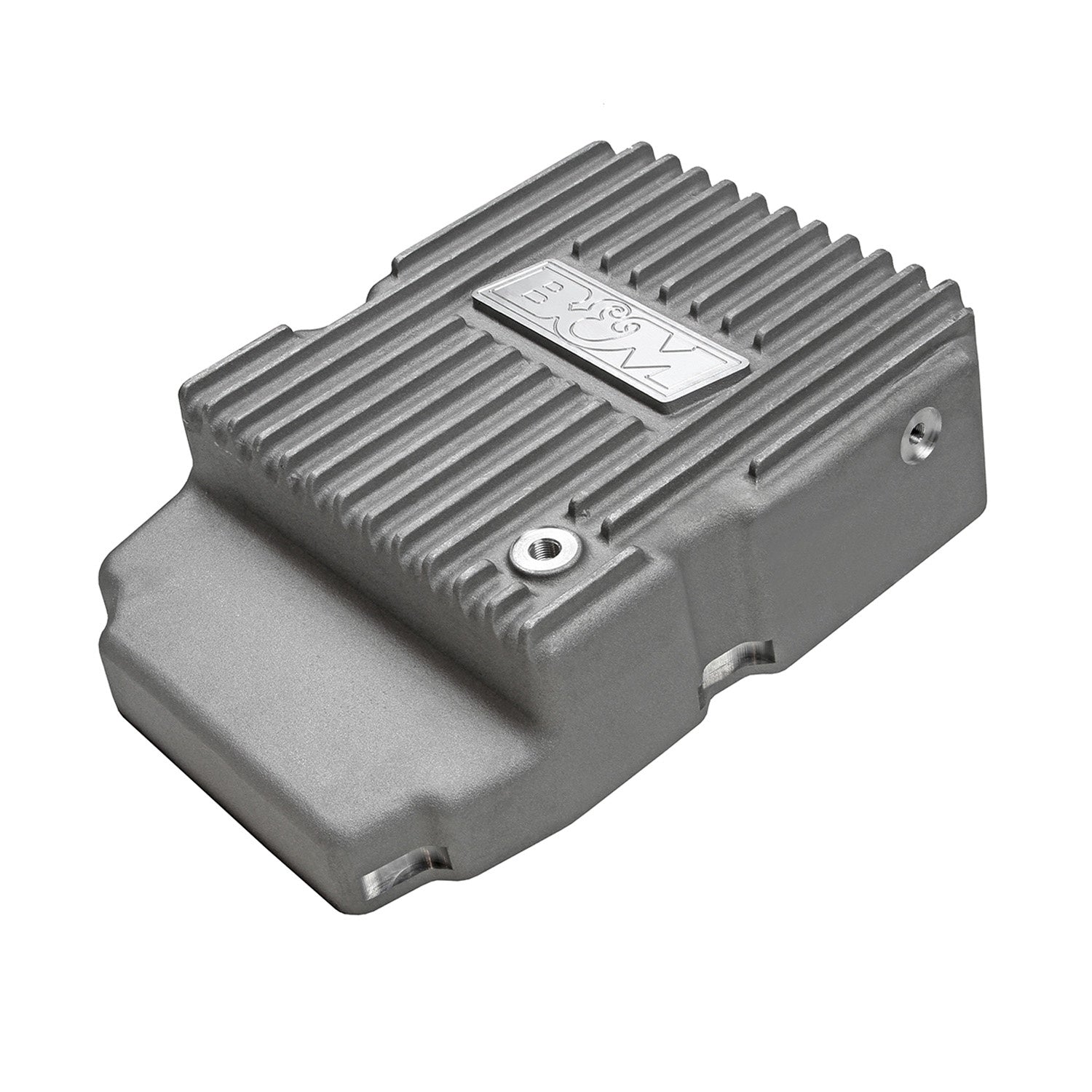 B&M Hi-Tek Deep Transmission Pan -  Aluminum - Photo - out of package Left