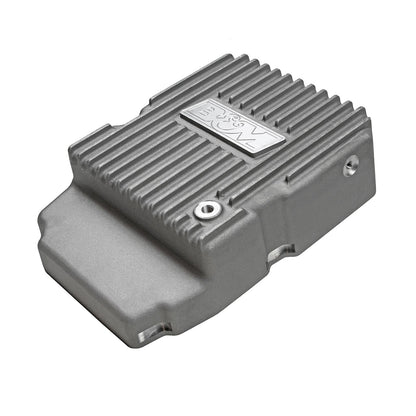 B&M Hi-Tek Deep Transmission Pan -  Aluminum - Photo - out of package Left