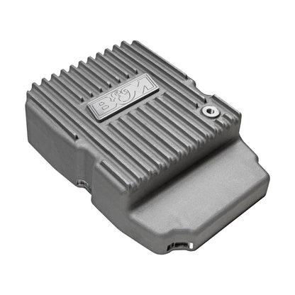 B&M Hi-Tek Deep Transmission Pan -  Aluminum - Photo - out of package Back