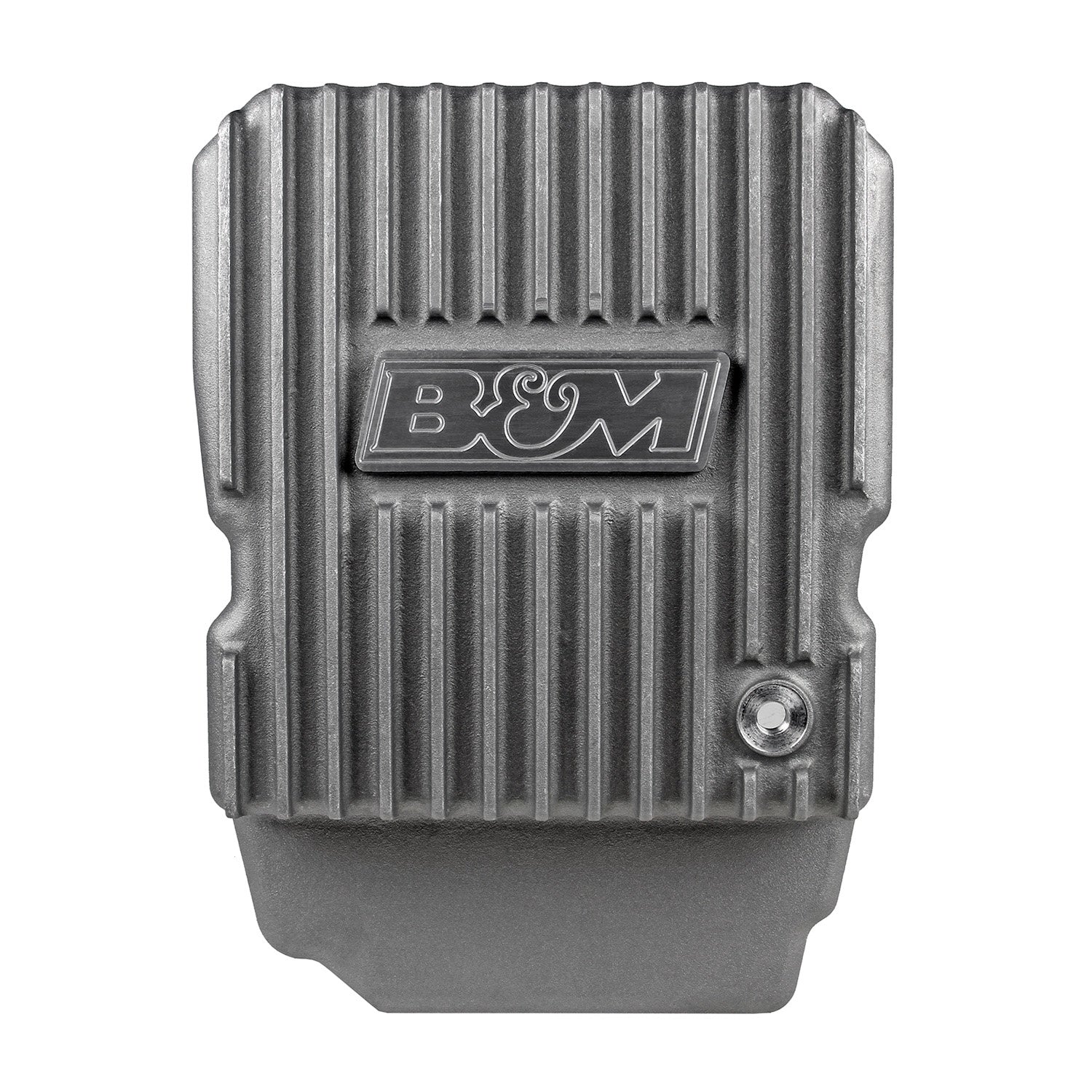 B&M Hi-Tek Deep Transmission Pan -  Aluminum - Photo - Primary Angle