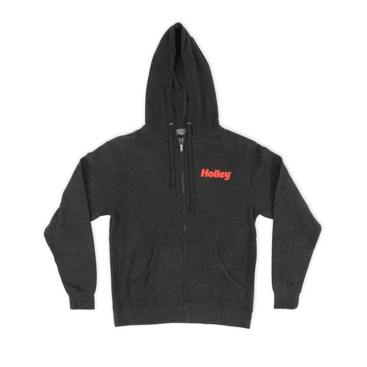 Holley Branded Full Zip Hood - Photo - out of package Front