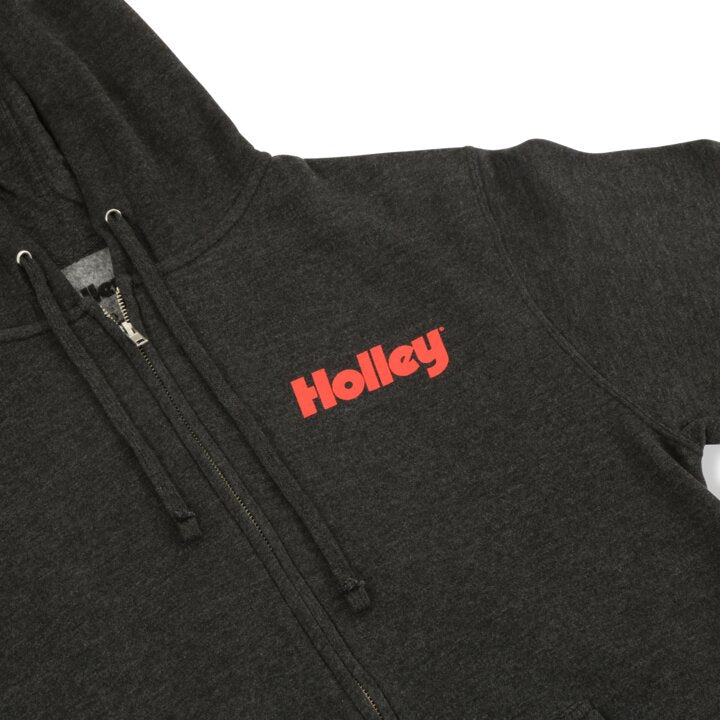 Holley Branded Full Zip Hood - Photo - out of package Right