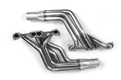 Collecteurs d'échappement en acier inoxydable 2" x 3-1/2" - Collecteurs d'échappement en acier inoxydable 2" x 3-1/2". Conversion moteur SBC 23 degrés dans une Fox Body.