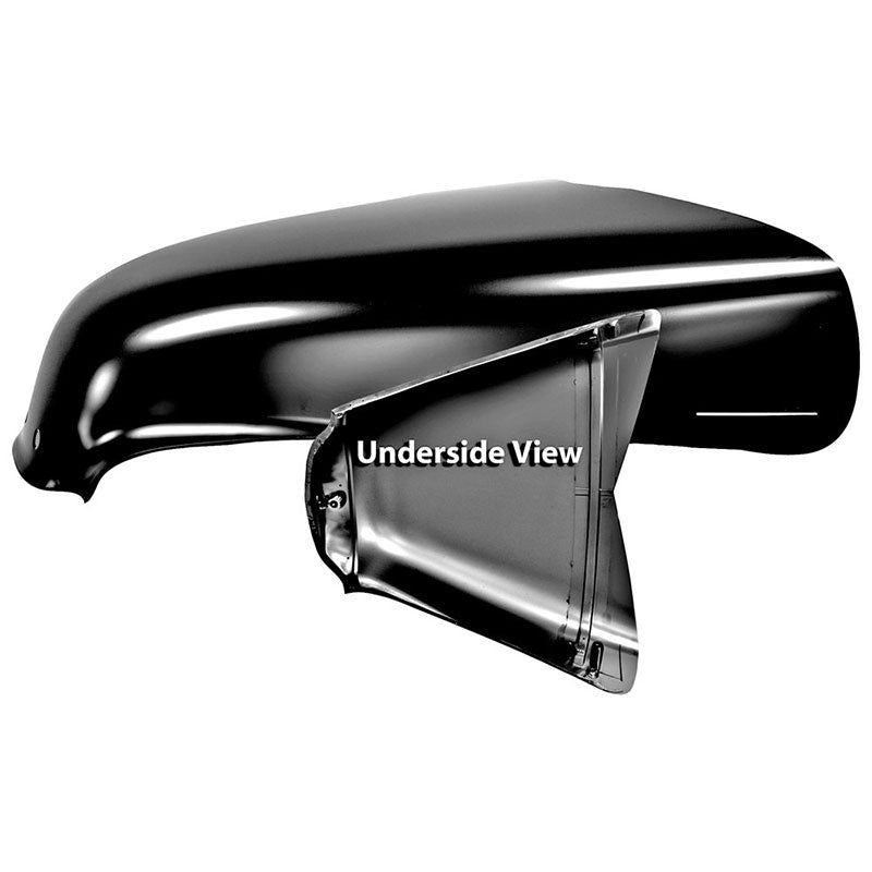 47-53 CHVY STOCK REPLCMNT HOOD-SEAMLESS - Brothers Trucks Stock Replacement Hood - Seamless