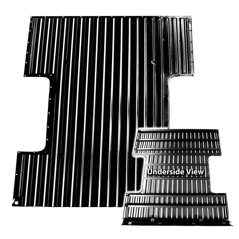 67-72 CHVY COMPLETE BED FLOOR-LONG/FLEET - Brothers Trucks Complete Bed Floor - Fleetside - Longbed - Steel