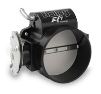 LS THROTTLE BODY, 105MM W/O TAPERED BORE - BILLET 105mm LS Throttle Body w/straight bore