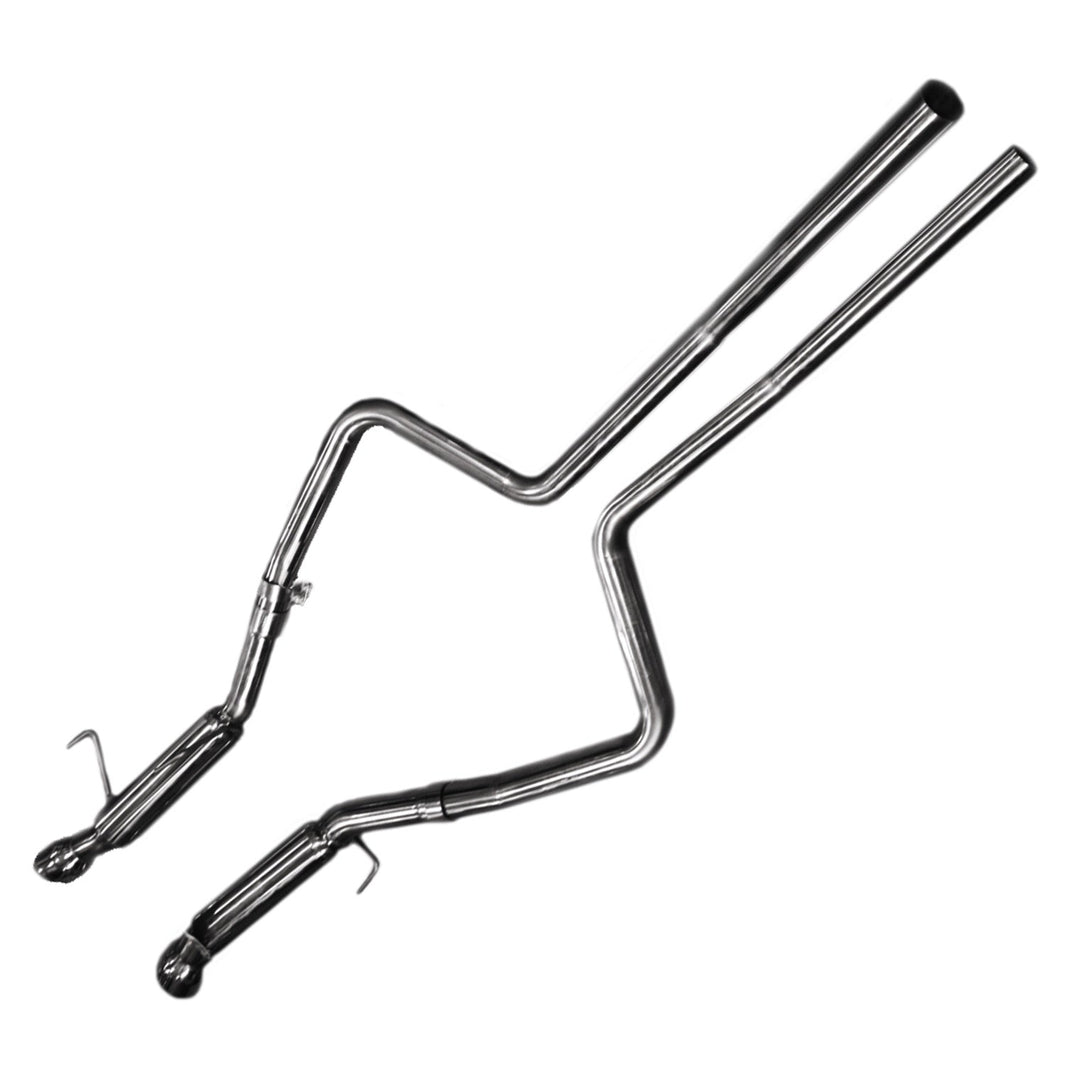 2-1/2" (OEM) Cat-Back Exhaust - 05-09 Mustang GT/07-09 GT500. 2-1/2" SS Cat-Back Exhaust w/ Bullet Mufflers