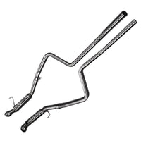 2-1/2" (OEM) Cat-Back udstødning - 05-09 Mustang GT/07-09 GT500. 2-1/2" SS Cat-Back udstødning med Bullet-dæmpere