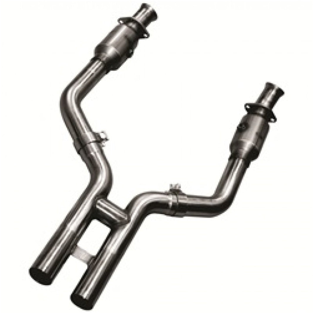 3" x 2-1/2" H-rør med filter - 3" x 2-1/2" H-rør med filter. 2005-2010 Mustang GT 4.6L 3V. Kræver Kooks-manifolde