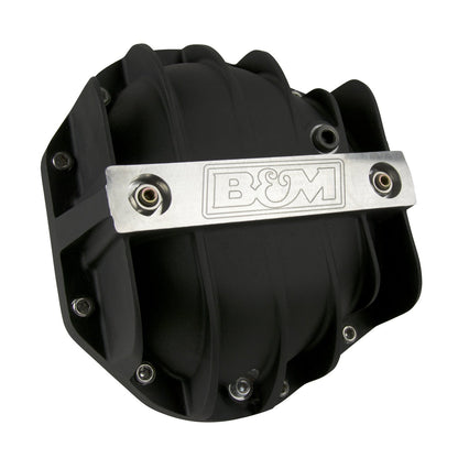 B&M Hi-Tek Aluminum Differential Cover for Dana 60/70 - Black - Photo - out of package Right