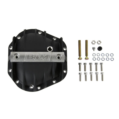 B&M Hi-Tek Aluminum Differential Cover for Dana 60/70 - Black - Photo - out of package Left