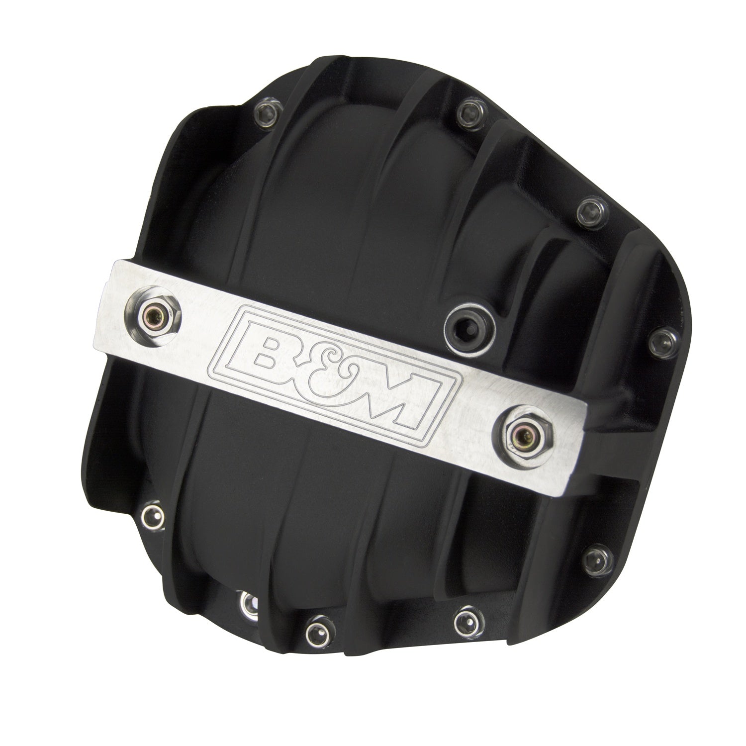 B&M Hi-Tek Aluminum Differential Cover for Dana 60/70 - Black - Photo - Primary Front