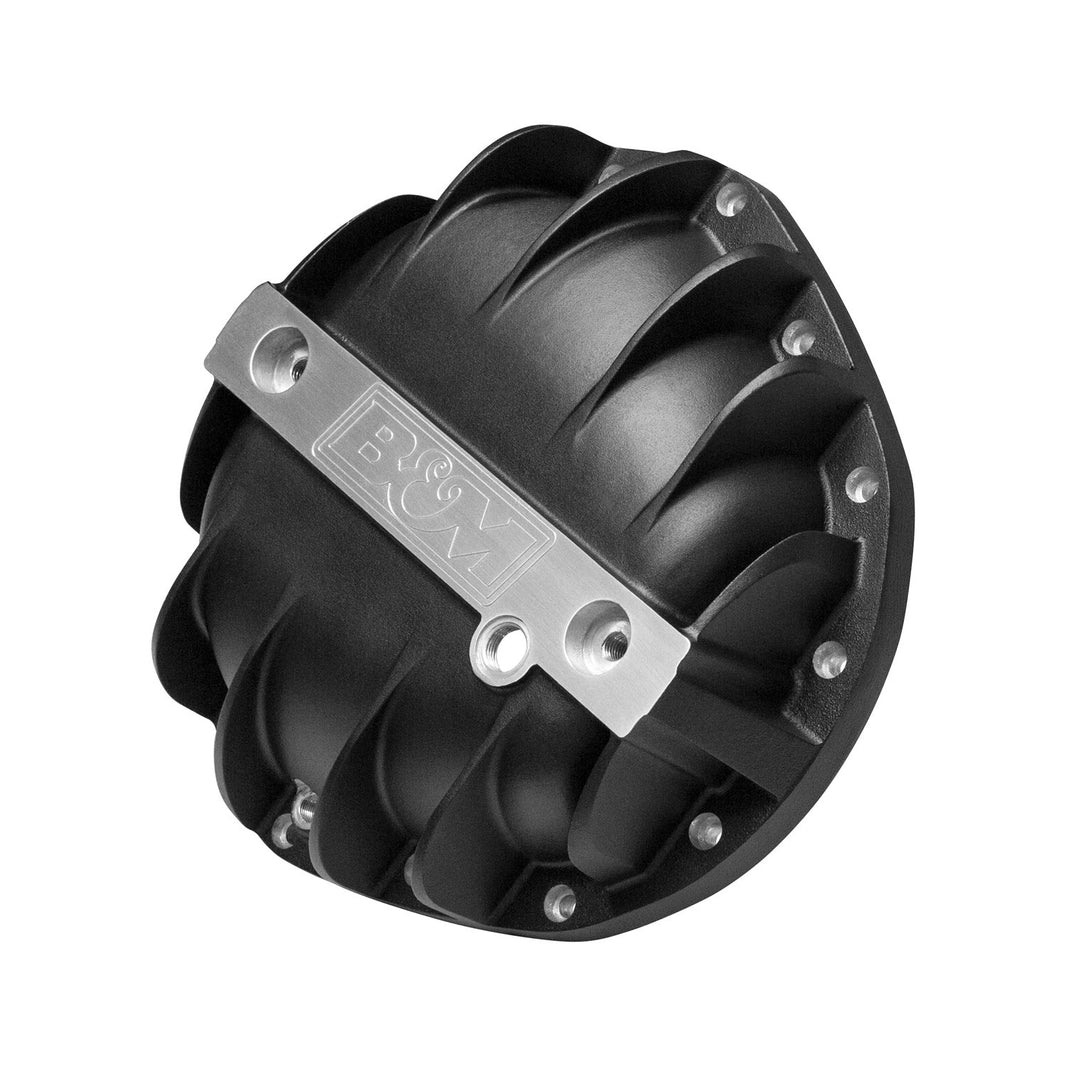 B&M Hi-Tek Aluminum Differential Cover for AAM 11.5 - Black - Photo - Primary Back