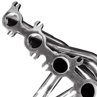 Stainless Header and Connection Kit. - 2" Header and GREEN (H) Connection Kit. 2011-2014 Mustang GT 5.0L 4V.