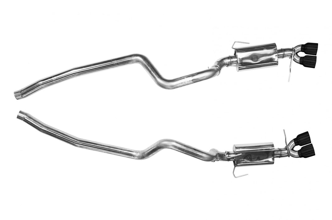 2-3/4"(OEM) x 3" Cat-Back Exhaust - 3" Cat-Back w/Black Quad Tips.  2013-2014 Shelby GT500.
