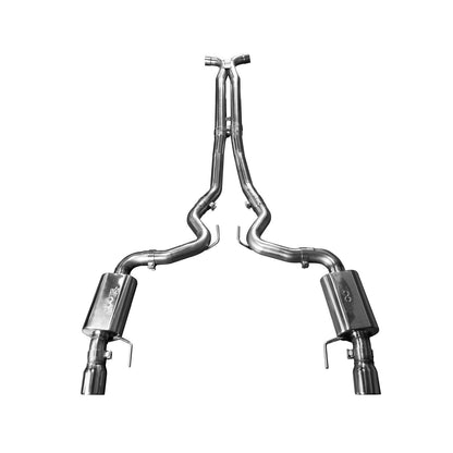 3" Connection-Back X-Pipe Exhaust - 3" SS Connection-Back X-Pipe Exhaust w/SS Tips. 2015-2017 Mustang GT 5.0L.