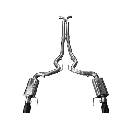 3" Connection-Back X-Pipe Exhaust - 3" SS Connection-Back X-Pipe Exhaust w/Black Tips. 2015-2017 Mustang GT 5.0L.