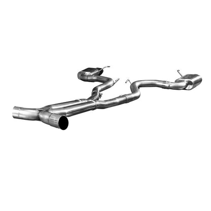 3" Connection-Back X-Pipe Exhaust - 3" SS Connection-Back X-Pipe Exhaust w/Black Tips. 2015-2017 Mustang GT 5.0L.