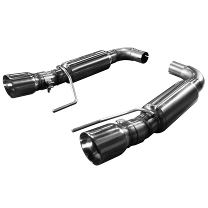 Échappement arrière 2-1/2" (OEM) x 3". - Échappement arrière 3" en acier inoxydable avec embouts en acier inoxydable. Mustang 5.0L 2015-2017.
