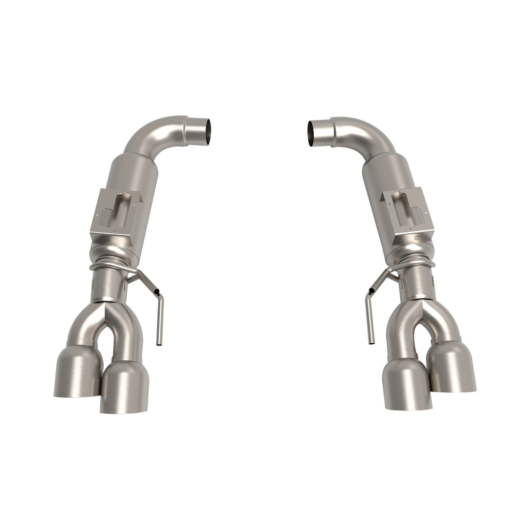 2-1/2"(OEM) x 3"Axle-Back Exhaust - 3" SS Axle-Back Exhaust w/SS Tips. 2018-2020 Mustang 5.0L.