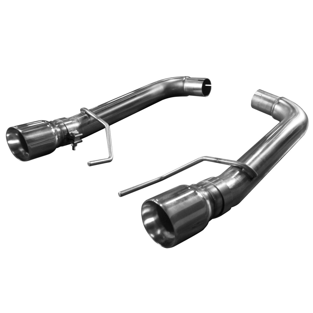 OEM x 3" Muffler Delete Axle-Back - 3" SS Muffler Delete Axle-Back Exhaust w/SS Tips. 2015-2017 Mustang 5.0L.