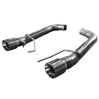 OEM x 3" Muffler Delete Axle-Back - 3" SS Muffler Delete Axle-Back Exhaust w/SS Tips. 2015-2017 Mustang 5.0L.