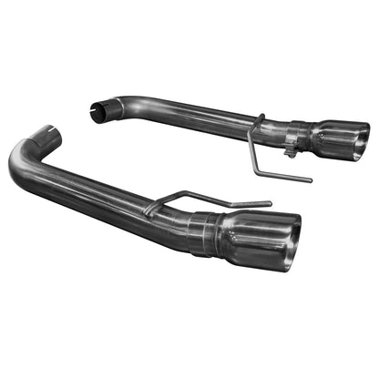 Échappement arrière OEM 3" sans silencieux - Échappement arrière 3" en acier inoxydable avec embouts en acier inoxydable. Mustang 5.0L 2015-2017.