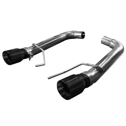 Échappement arrière OEM 3" sans silencieux - Échappement arrière en acier inoxydable 3" sans silencieux avec embouts noirs. Mustang 5.0L 2015-2017.