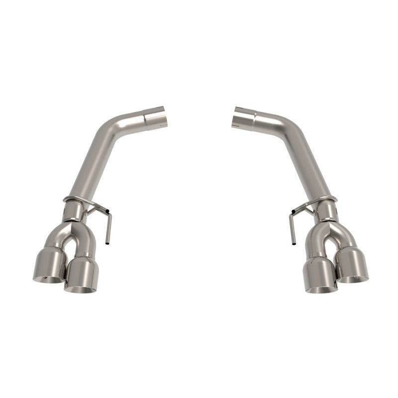 2-1/2"(OEM) x 3"Muffler Delete Axle-Back - 3" SS Muffler Delete Axle-Back Exhaust w/SS Tips. 2018-2020 Mustang 5.0L.