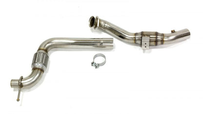 3" x 2-1/4" (OEM) GRØN katalysator nedrør - 3" x 2-1/4" GRØN katalysator OEM nedrør. 2015-2023 Mustang EcoBoost.