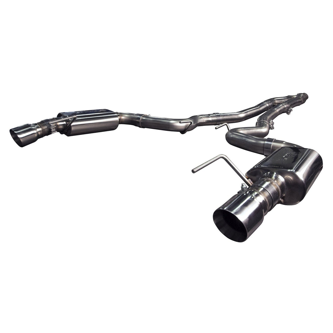 3" x 2-1/2" Connection-Back Exhaust - 3" x 2-1/2" SS Connection-Back Exhaust w/SS Tips. 2015-2023 Mustang EcoBoost.