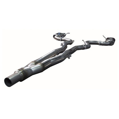 Échappement arrière à raccordement 3" x 2-1/2" - Échappement arrière en acier inoxydable 3" x 2-1/2" avec embouts en acier inoxydable. Mustang EcoBoost 2015-2023.