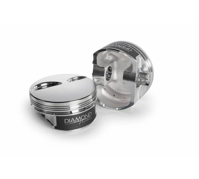 Diamond Individual Piston - 4.065" Bore - 3.622" Stroke - 6.125" Rod - 2CC Flat Top - Left Side